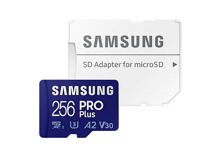 Карта памяти Samsung PRO Plus MicroSD, 256Гб (MB-MD256KA/EU)