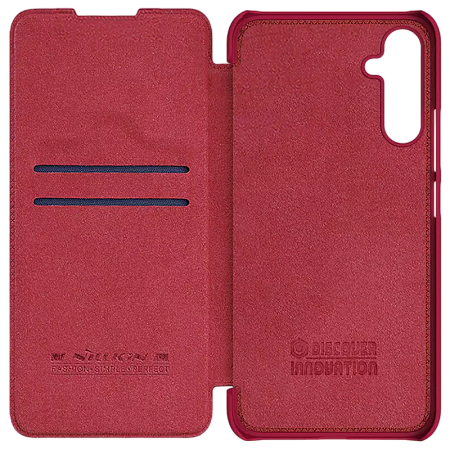 Чехол книжка Nillkin Galaxy A34 - Qin LC, Красный