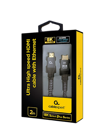 Аудио-видео кабель Cablexpert CCB-HDMI8K-3M, HDMI (M) - HDMI (M), 3м, Чёрный