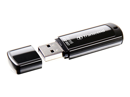 USB Flash накопитель Transcend JetFlash 350, 64Гб, Чёрный
