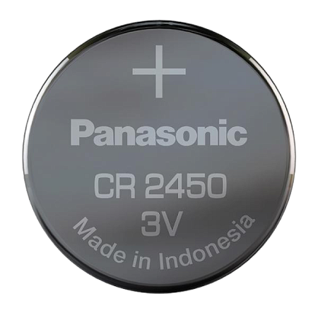 Дисковые батарейки Panasonic CR-2450EL, CR2450, 1шт.