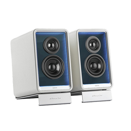 Hi-Res аудио система Edifier QR65 with GaN charger 65w / 2x35W / Bluetooth / RGB / White Hi-Res аудио система Edifier QR65 with GaN charger 65w / 2x35W / Bluetooth / RGB / White