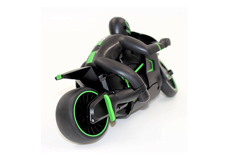 Радиоуправляемая игрушка Crazon High speed Motorcycle, 1:12, Черный/Зеленый (17MT01B)