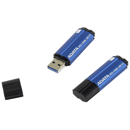 USB Flash накопитель ADATA S102 Pro, 64Гб, Синий