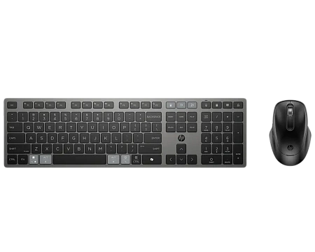 Клавиатура и мышь HP 725, Беспроводное, Чёрный