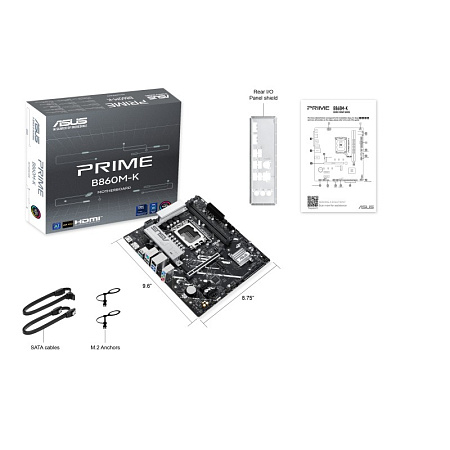 Материнская плата ASUS PRIME B860M-K/ 1851/ B860/ DDR5/ mATX Материнская плата ASUS PRIME B860M-K/ 1851/ B860/ DDR5/ mATX