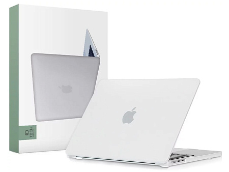 Чехол для ноутбука Tech Protect Smartshell Macbook Air 13 (2022), 13.6", Поликарбонат, Matte Clear