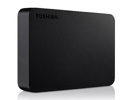 Внешний портативный жесткий диск Toshiba Canvio Basics, 4 ТБ, Чёрный (HDTB440EK3CA)