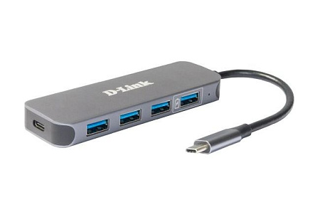 USB-концентратор D-Link DUB-2340, Серый