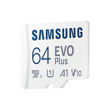 Карта памяти Samsung EVO Plus MicroSD, 64Гб (MB-MC64KA/RU)