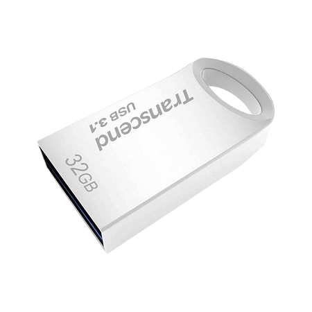 USB Flash накопитель Transcend JetFlash 710, 32Гб, Серебристый