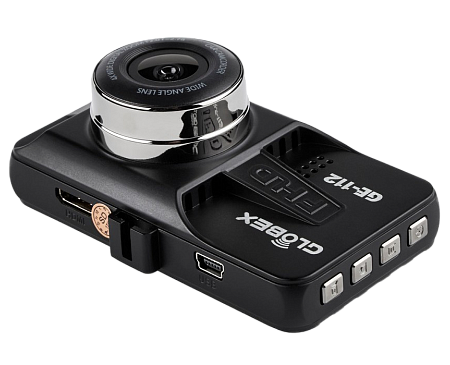 Автомобильный видеорегистратор Globex GE-112, Full-HD 1080P, Чёрный