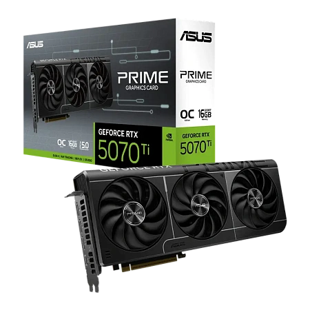 Видеокарта ASUS Prime OC RTX5070Ti, 16 ГБ GDDR7 256бит