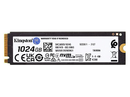 Накопитель SSD Kingston KC3000, 1000Гб, SKC3000S/1024G