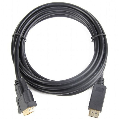 Видео кабель Cablexpert CC-DPM-DVIM-1M, DisplayPort (M) - , 1м, Чёрный
