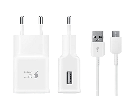 Зарядное устройство Samsung Fast Charging Travel Adapter EP-TA20, Белый