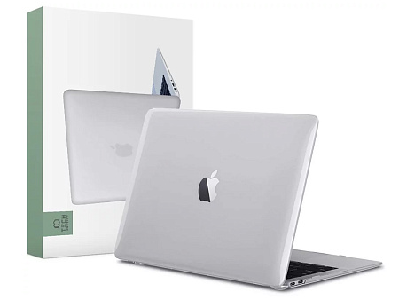 Чехол для ноутбука Tech Protect Smartshell Macbook Air 13 (2018-2020), 13.3", Поликарбонат, Crystal Clear