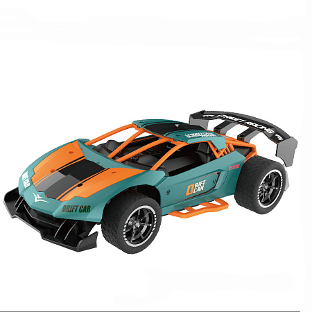 Радиоуправляемая игрушка Crazon Smoking Car, 1:14, Зелёный/Оранжевый (333-SC21142)