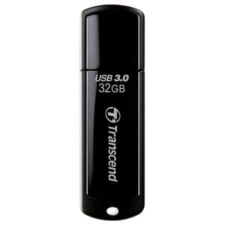 USB Flash накопитель Transcend JetFlash 700, 32Гб, Чёрный