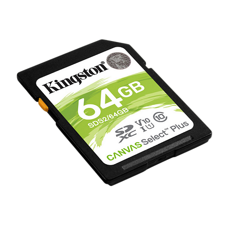 Карта памяти Kingston Canvas Select Plus, 64Гб (SDS2/64GB)