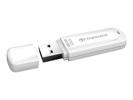 USB Flash накопитель Transcend JetFlash 730, 64Гб, Белый