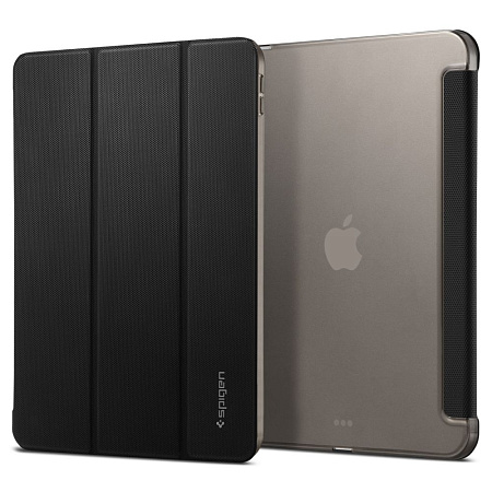 Чехол для планшета Spigen iPad, Liquid Air, 10,9", ТПУ, ПУ, Чёрный