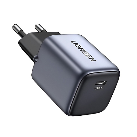 UGREEN Nexode GaN Charger 1xType-C 30W CD319, Space Gray