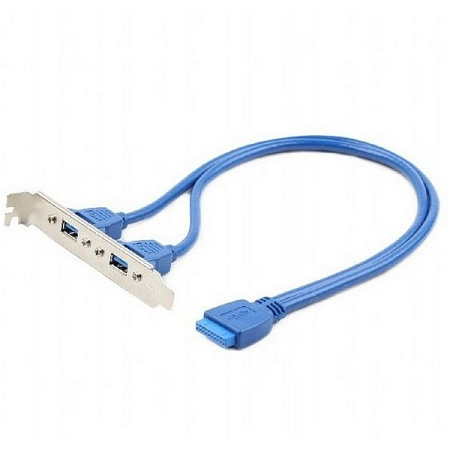 Кабель Cableexpert CC-USB3-RECEPTACLE, Синий