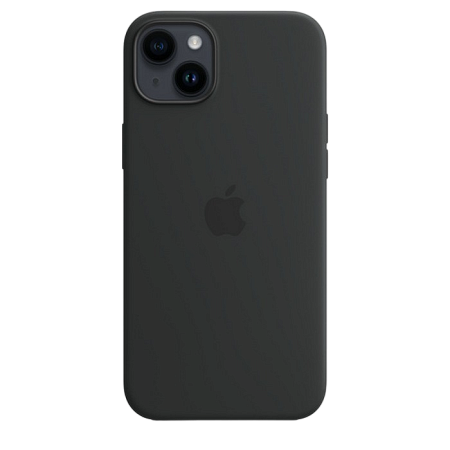 Чехол Apple iPhone 14 Plus Silicone Case with MagSafe, Чёрный