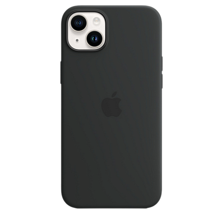 Чехол Apple iPhone 14 Plus Silicone Case with MagSafe, Чёрный