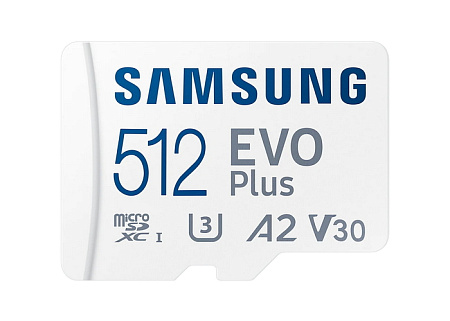 Карта памяти Samsung EVO Plus MicroSD, 512Гб (MB-MC512KA/RU)