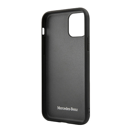 CG Mobile Case Leather Mercedes Perforated iPhone 11 Pro Max, Black