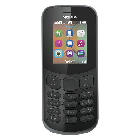 Мобильный телефон Nokia 130 (2017), Чёрный