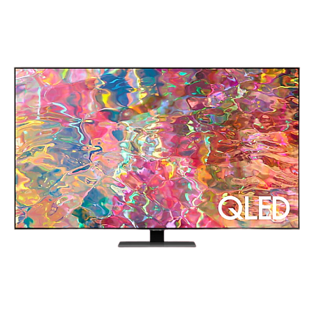 65" QLED SMART Телевизор Samsung QE65Q80BAUXUA, 3840x2160 4K UHD, Tizen, Чёрный