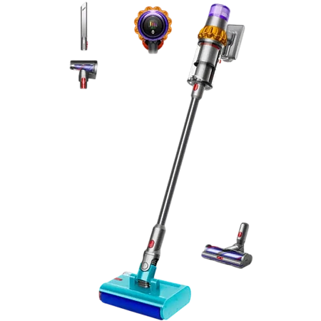 Вертикальный Пылесос Dyson V15s Detect Submarine, Желтый | Никель