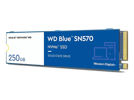 Накопитель SSD Western Digital WD Blue, 250Гб, WDS250G3B0C