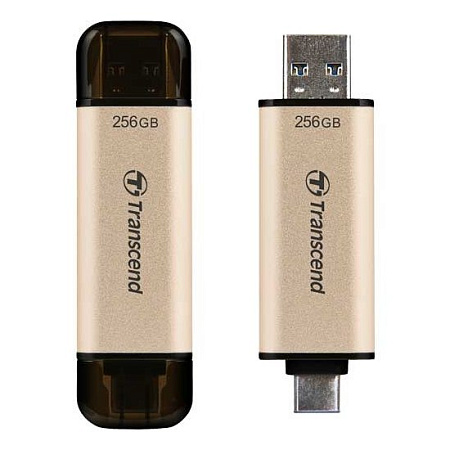 USB Flash накопитель Transcend JetFlash 930C, 256Гб, Золотистый