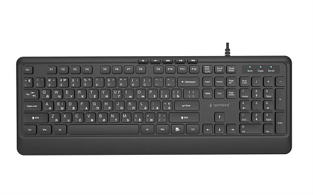 Клавиатура Gembird B-MCH-05-CYRL/ USB A+C/ Black