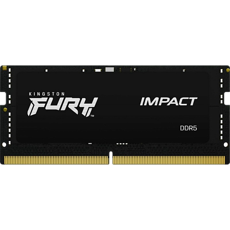 16GB DDR5-6000MHz SODIMM Kingston FURY Impact (KF560S38IB-16), CL38, 1.35V, Intel XMP 3.0, Black 16GB DDR5-6000MHz SODIMM Kingston FURY Impact (KF560S38IB-16), CL38, 1.35V, Intel XMP 3.0, Black