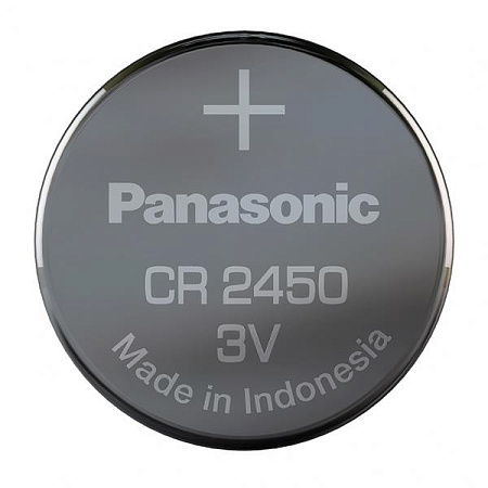 Дисковые батарейки Panasonic CR-2450EL, CR2450, 1шт.