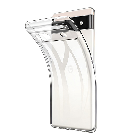 Helmet Case TPU Soft Pixel 6A, Clear