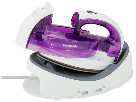 Беспроводной утюг Panasonic NI-WL30VTW, 1550Вт, Белый Фиолетовыйй