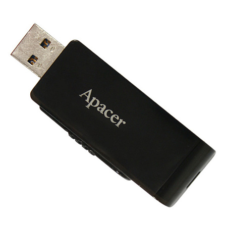 USB Flash накопитель Apacer AH350, 64Гб, Черный/Белый