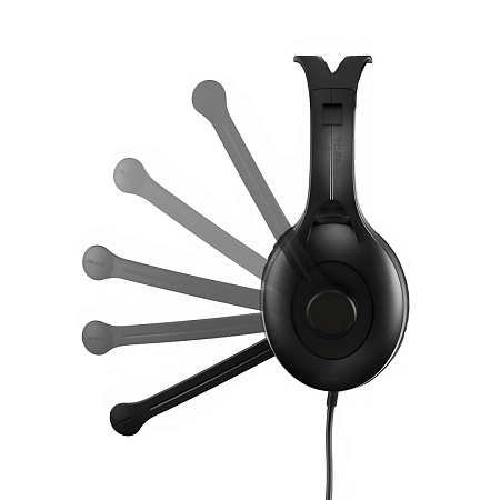 Edifier On-ear Wired Headphones with Mic USB Connection K800, Black