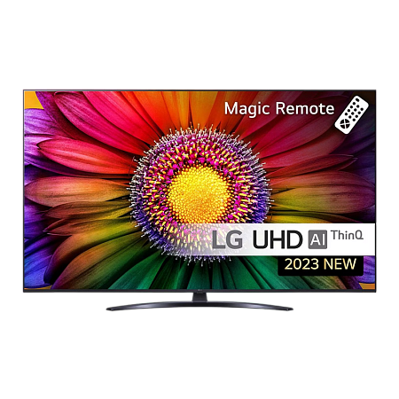 55" LED SMART Телевизор LG 55UR81006LJ, 3840x2160 4K UHD, webOS, Чёрный