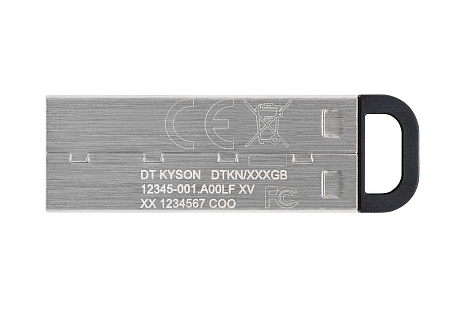 USB Flash накопитель Kingston DataTraveler Kyson, 64Гб, Серебристый