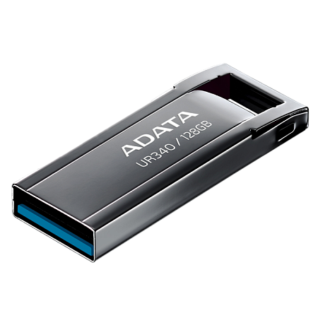 USB Flash накопитель ADATA UR340, 128Гб, Чёрный