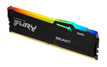 Оперативная память Kingston FURY Beast RGB, DDR5 SDRAM, 5200 МГц, 32 Гб, KF552C40BBA-32