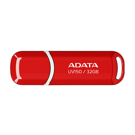 USB Flash накопитель ADATA UV150, 32Гб, Красный