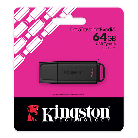 Флеш-накопитель USB Kingston DataTraveler Exodia G2/ 64ГБ / 100 MByte/s